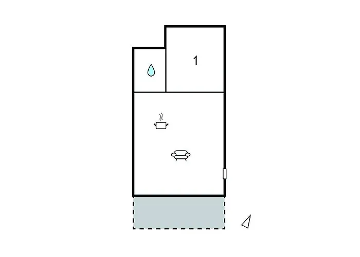 1 Bedroom In Апартаменты Лопар